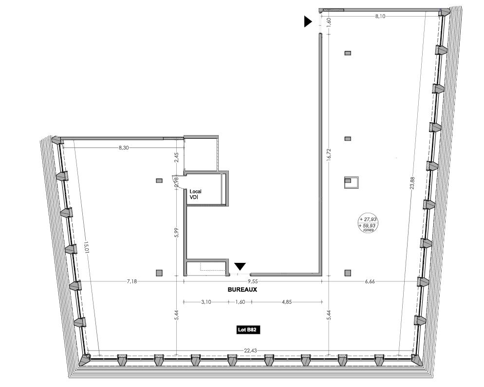 Bureau Rennes 468m² Vente bureau Rennes Ille-et-Vilaine OVBUR2531031 7